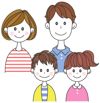 家族のイラスト